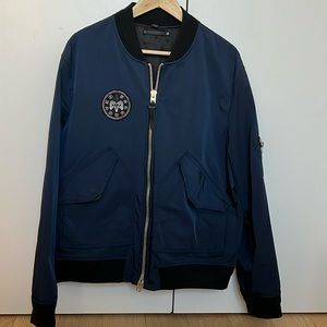 Coach Bomber Jacket -  Navy Blue XL